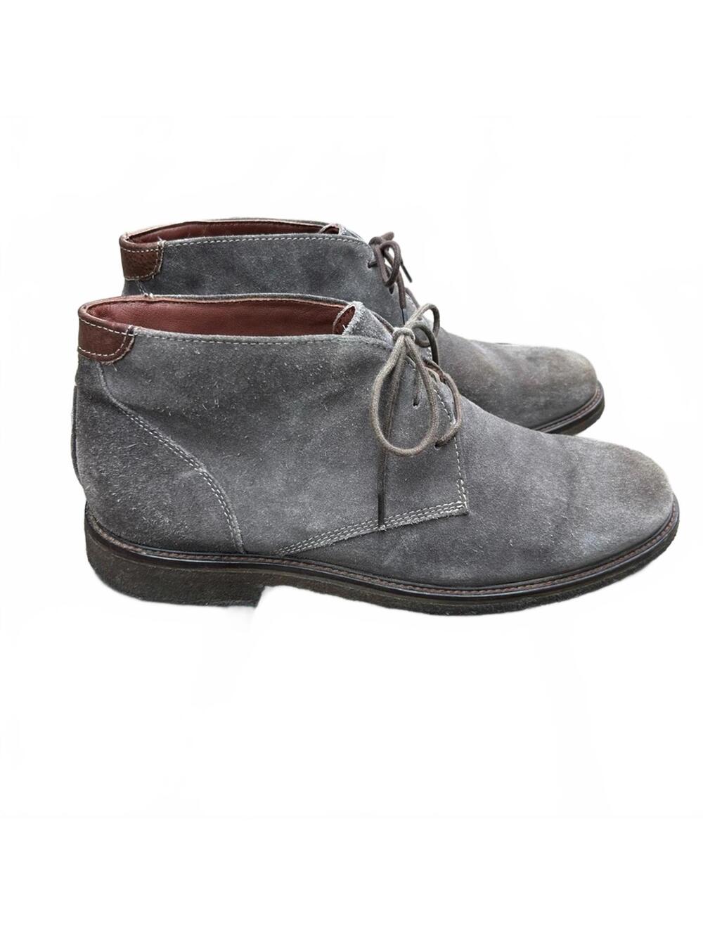 Johnston & Murphy Gray Suede “Copeland” Chukka Boots | Men’s Size 9.5